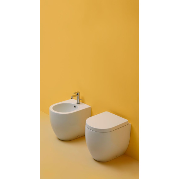 Унитаз приставной Kerasan Flo 311601, глубина 520 мм - фото 4