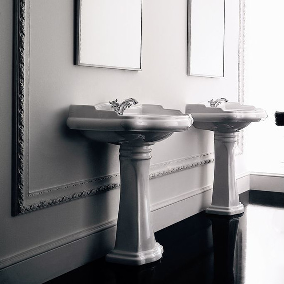 Раковина с пьедесталом Kerasan Retro 55 см 104501*1 - фото 3