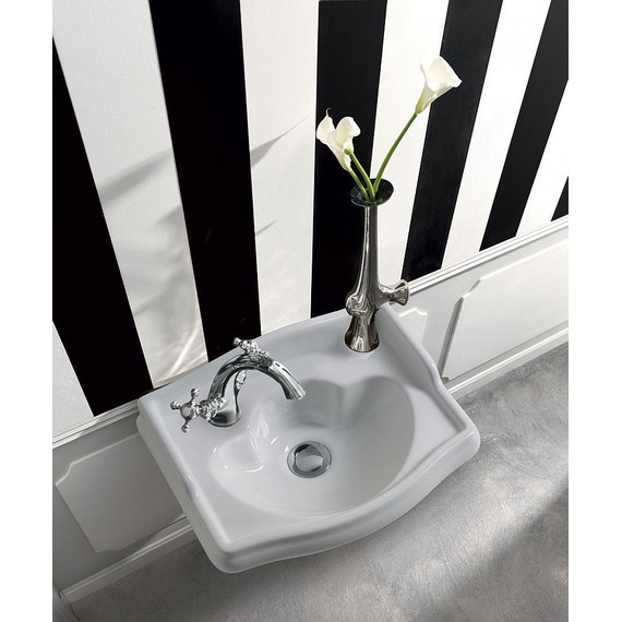 Раковина подвесная Kerasan Retro 40 см 103301*1 sx L - фото 2