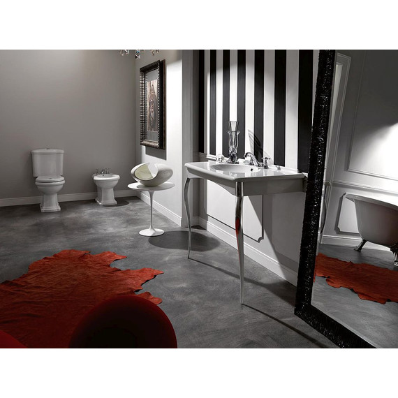 Раковина на ножках Kerasan Retro 100 см 1049K0 bi*1 cr legs - фото 2