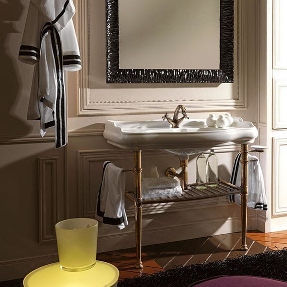 Раковина с консолью Kerasan Retro 100 см 105001*1 - фото 5