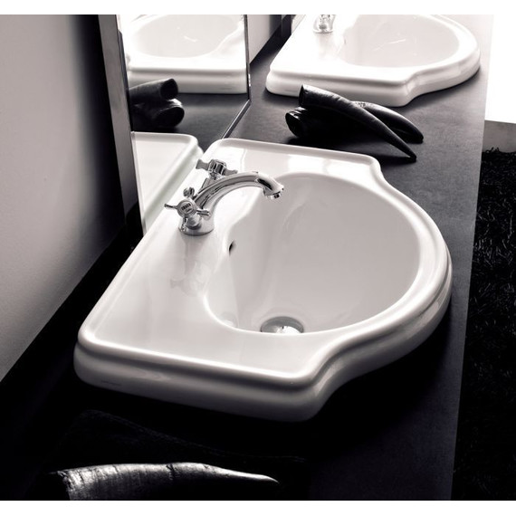 Раковина врезная на столешницу Kerasan Retro 60 см 103001*1 - фото 3