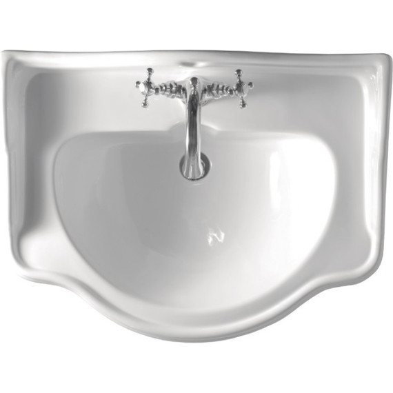 Раковина с консолью Kerasan Retro 75 см 104701*1 - фото 2