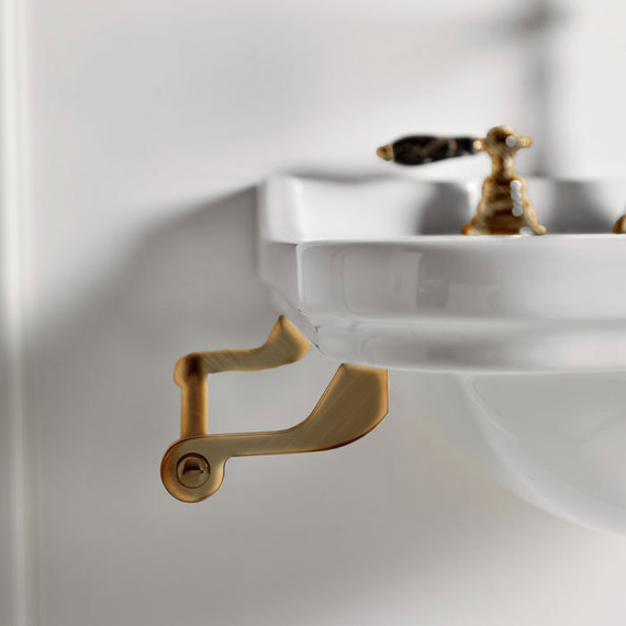 Полотенцедержатель боковой для раковины Kerasan Waldorf 40 см 740890cr - фото 4