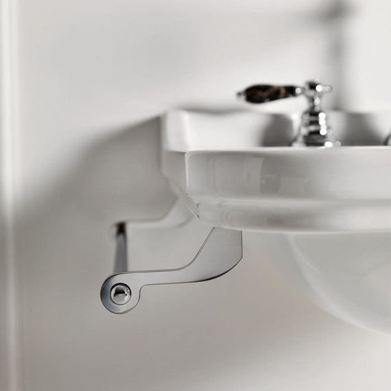 Раковина подвесная Kerasan Waldorf 60 см 4140K1bi/cr*1 - фото 7