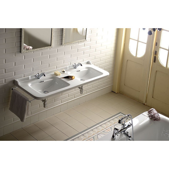 Раковина подвесная Kerasan Waldorf 150 см 4143K1bi/cr*1 - фото 2