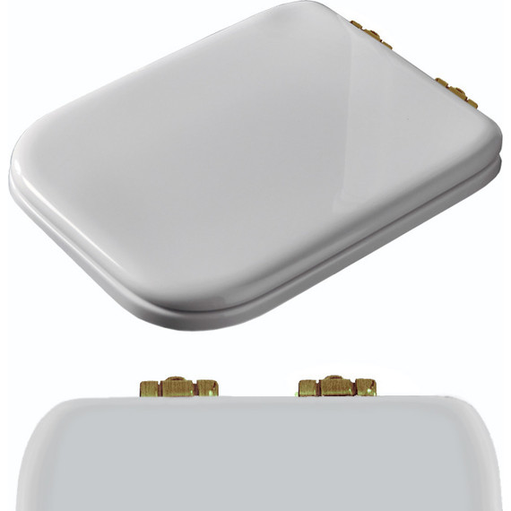 Сиденье с крышкой для унитаза Kerasan Waldorf микролифт 418801bi/cr - фото 3