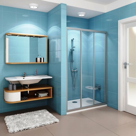 Душевая дверь Ravak Supernova ASDP3 100 см 00VA0UR2Z1 белый/прозрачное, Цвет стекла: прозрачное, Цвет профиля: хром, Размер - мм: 1000 - фото 6