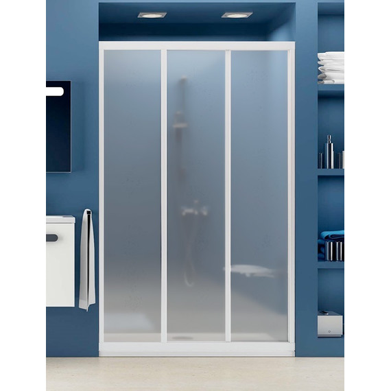 Душевая дверь Ravak Supernova SDOP 80 см 03V401O2ZG белый/матовое, Цвет стекла: матовое, Цвет профиля: белый, Размер - мм: 800 - фото 