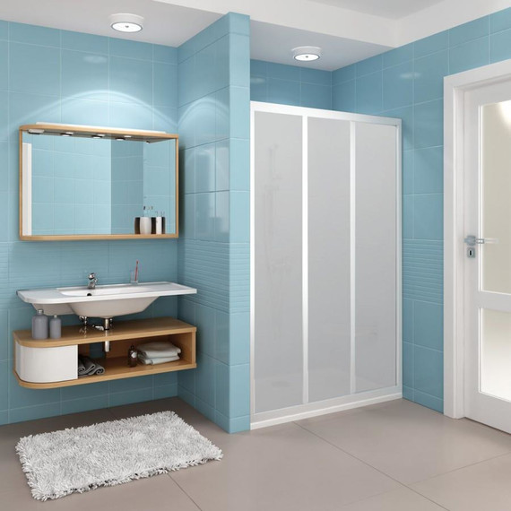 Душевая дверь Ravak Supernova ASDP3 90 см 00V70UR2ZG сатин/матовое, Цвет стекла: матовое, Цвет профиля: белый, Размер - мм: 900 - фото 3