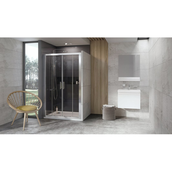 Душевая дверь Ravak 10° 10DP4 190 см 0ZKL0100Z1 белый/прозрачное - фото 2