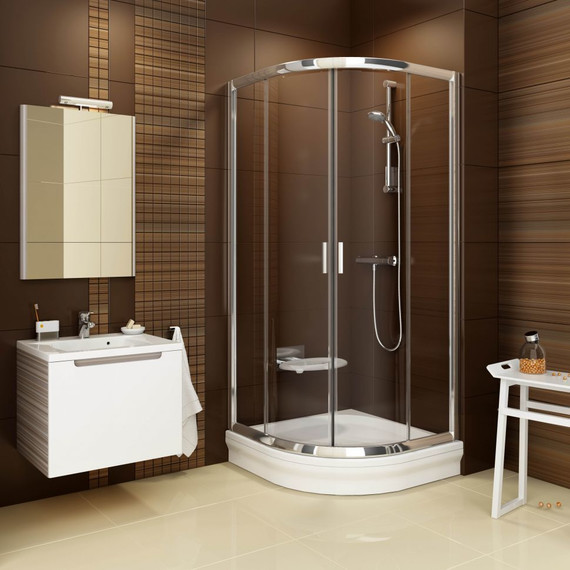 Душевое ограждение Ravak Blix BLCP4 90x90 см 3B270U00ZG сатин/матовое - фото 3