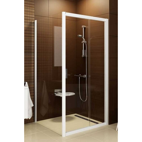 Душевое ограждение Ravak Blix BLDP2+BLPS 120х100 см, белый/прозрачное - фото 