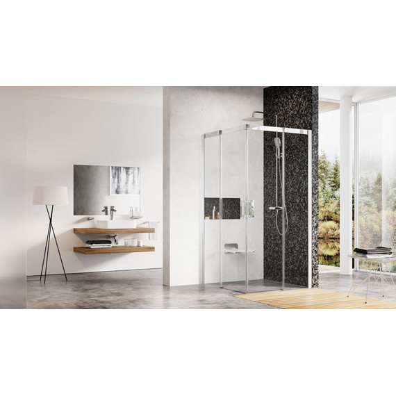 Душевое ограждение Ravak Matrix MSRV4 90x90 см 1WV77C00Z1 алюминий/прозрачное - фото 3