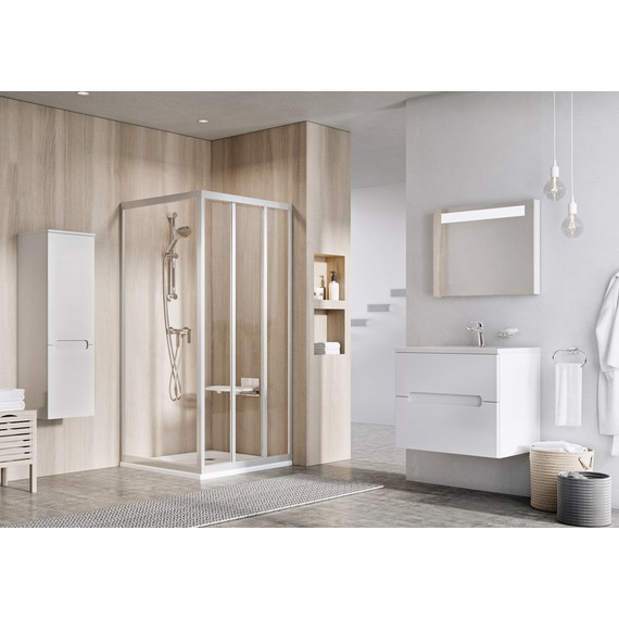 Душевое ограждение Ravak Supernova ASDP3+APSS 120х90 см, белый/прозрачное - фото 3