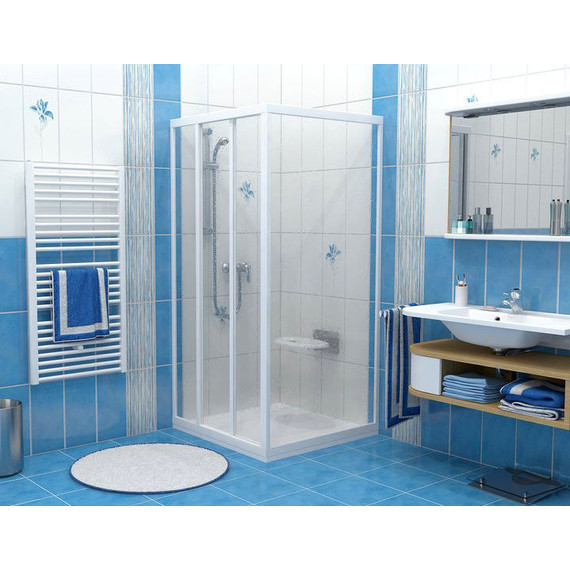 Душевое ограждение Ravak Supernova ASDP3+APSS 100х80 см, белый/прозрачное - фото 6