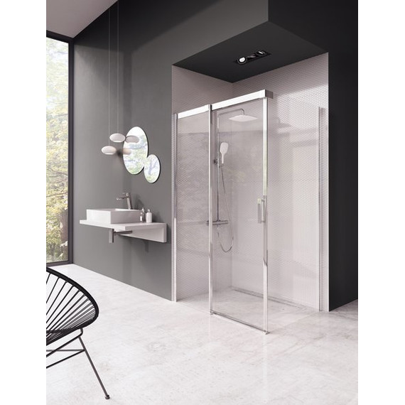 Душевое ограждение Ravak Matrix MSDPS 100х80 см 0WLA4100Z1 L белый/прозрачное - фото 5