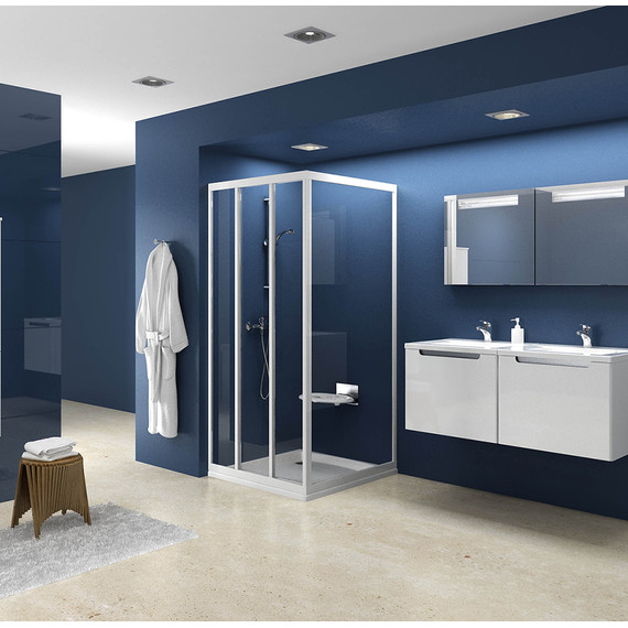 Душевое ограждение Ravak Supernova ASDP3+APSS 80х90 см, сатин/матовое - фото 5