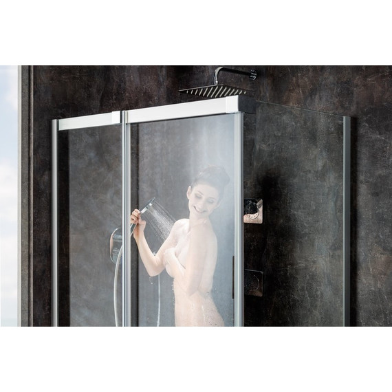 Душевое ограждение Ravak Matrix MSDPS 120х90 см 0WLG7C00Z1 L алюминий/прозрачное - фото 9