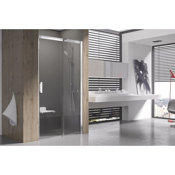 Душевая дверь Ravak Matrix MSD2 110 см 0WPD0C00Z1 R алюминий/прозрачное - фото 4