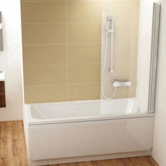 Шторка для ванны Ravak Chrome CVS1 80 см 7QR40C00Z1 R алюминий/прозрачное - фото 2