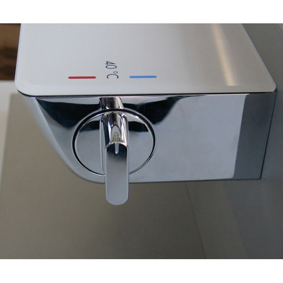 Смеситель для душа с термостатом Hansgrohe Ecostat Select 13161400, белый/хром - фото 6