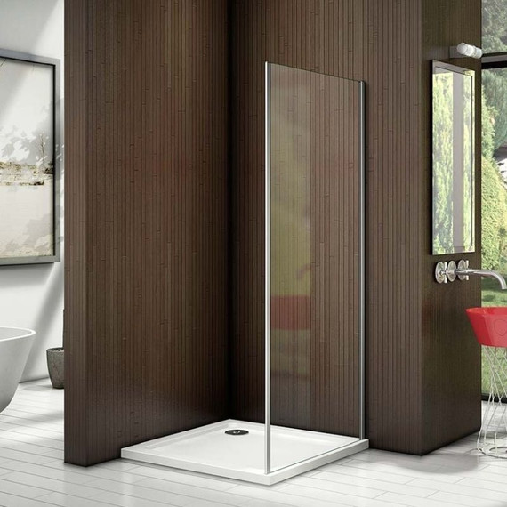 Боковая стенка Bas Latte SP-90-G-WE 90 см алюминий/матовое - фото 