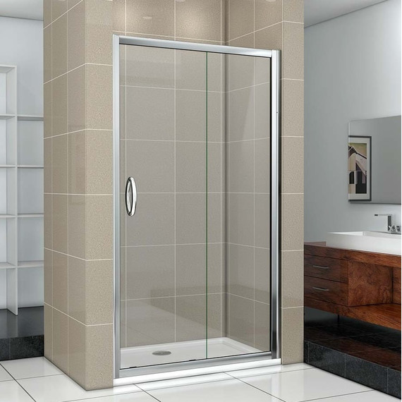 Душевая дверь Bas Infinity WTW-140-G-CH 140 см хром/матовое - фото 