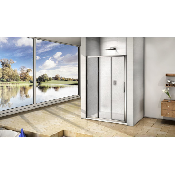 Душевая дверь Bas Orion WTW-100-G-CH 100 см хром/матовое - фото 4