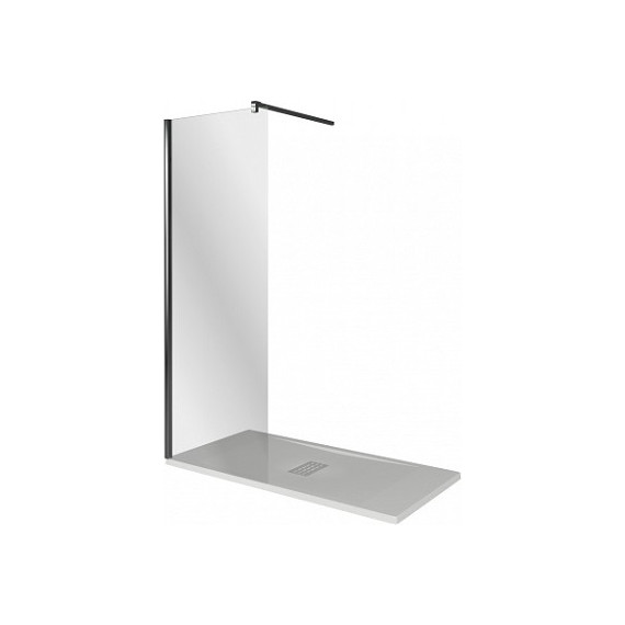 Душевая перегородка Bas Walk In SP-140-C-CH 140 см хром/прозрачное - фото 4