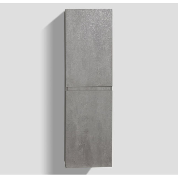 Пенал подвесной BelBagno LUCE-1350-2A-SC-SCM 35х135 см, цемент - фото 