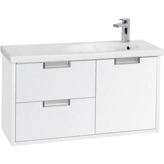 Тумба подвесная с раковиной Roca Etna 100 см 857302806, белый - фото 