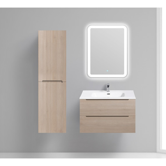 Пенал подвесной BelBagno ETNA-1500-2A-SC-RG-P-L 40 см, левый, Rovere Grigio - фото 2