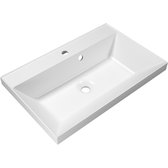 Тумба подвесная с раковиной BelBagno AURORA-900-2C-SO-BO 90 см, Bianco Opaco, Цвет фасада: Bianco Opaco - фото 9