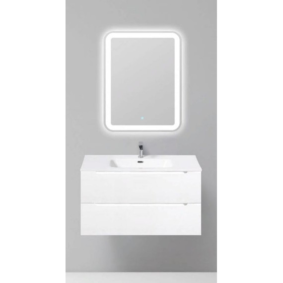 Тумба подвесная с раковиной BelBagno ETNA-900-2C-SO-BO-P 90 см, Bianco Opaco, Цвет фасада: Bianco Opaco - фото 2