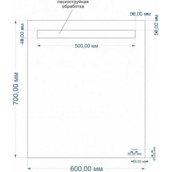 Зеркало Cersanit Base 010 Led 60 см KN-LU-LED010*60-b-Os - фото 5