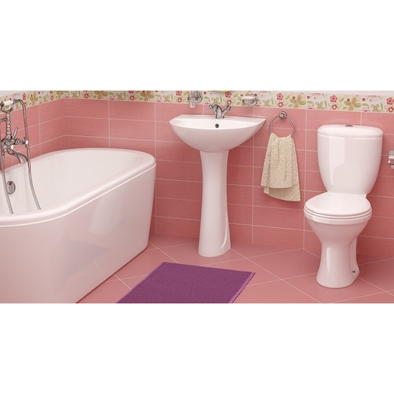 Унитаз-компакт Santeri Виктория 1.P301.6.S00.00B.F с крышкой полипропилен - фото 2