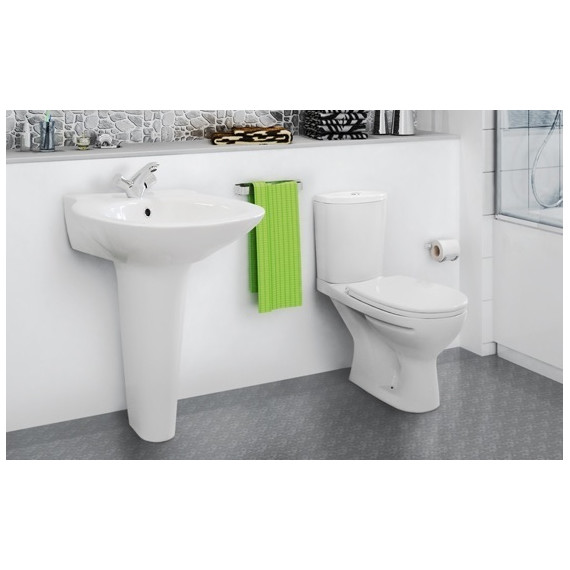 Унитаз-компакт Santeri Ультра 1.P401.3.S00.00B.F с крышкой полипропилен - фото 2