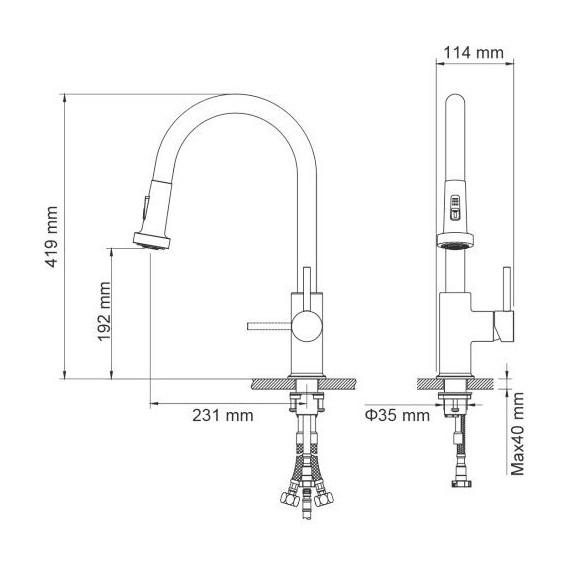 Смеситель для кухни Timo Saona 2316/00FL - фото 8