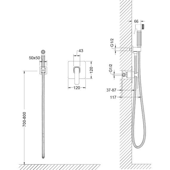 Набор для гигиенического душа Timo Torne 4389/00SM - фото 9