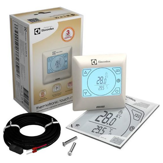 Терморегулятор программируемый Electrolux Thermotronic ETT-16 (Touch) - фото 2