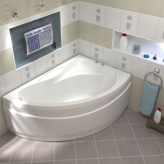 Ванна акриловая 150*90 Bas ВЕКТРА L - фото 5