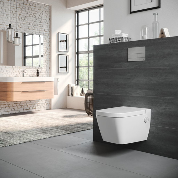 Унитаз-биде подвесной безободковый TECEone 9700200 - фото 2