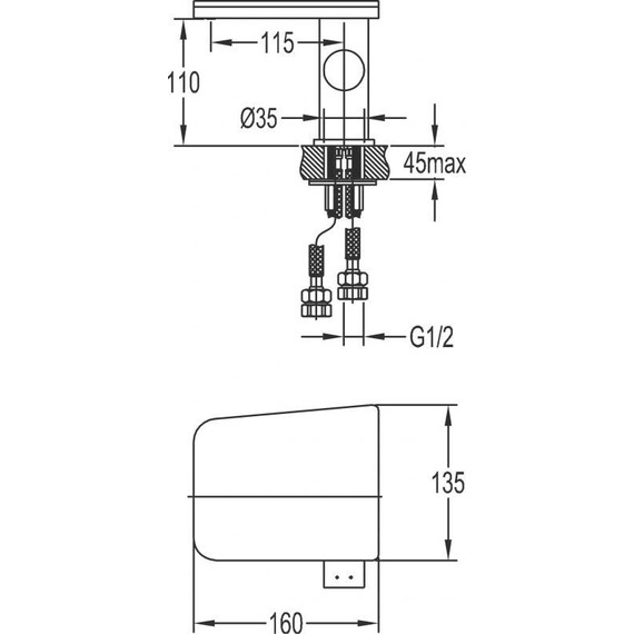Смеситель для раковины Cezares CASCADO-F-LS-01-W0 - фото 3