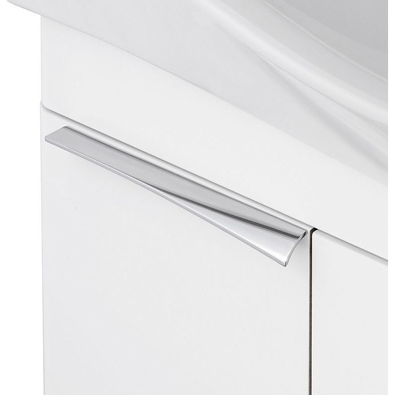 Тумба подвесная с раковиной Акватон Беверли 80 см 1A2355K0BV010, белый - фото 9