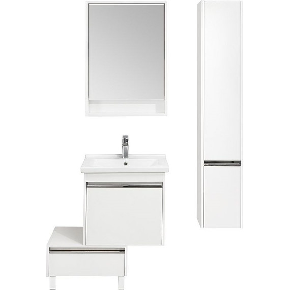 Пенал подвесной Акватон Капри 30 см 1A230503KP01R, белый - фото 5