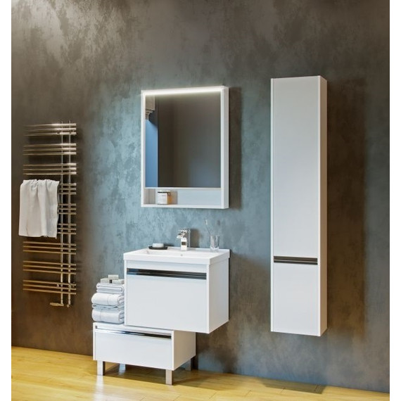 Пенал подвесной Акватон Капри 30 см 1A230503KP01R, белый - фото 6