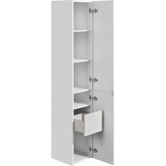 Пенал подвесной Акватон Сакура 33 см 1A219903SKW8R, белый/ольха наварра - фото 4