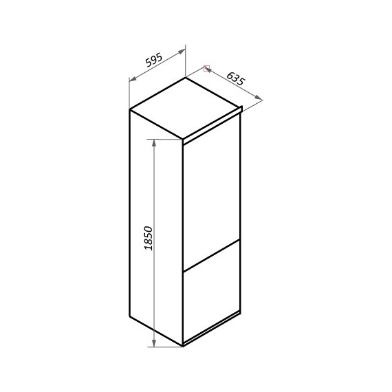 Двухкамерный холодильник Maunfeld MFF185NFB - фото 12