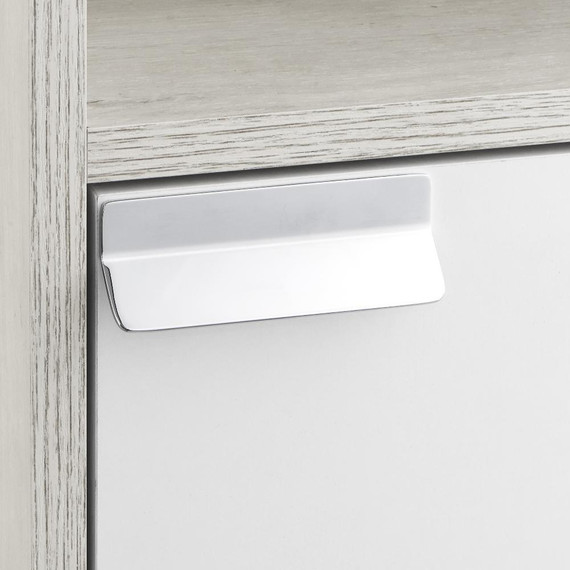 Шкаф подвесной Акватон Флай 35 см 1A237903FAX1L, белый/дуб крафт - фото 5